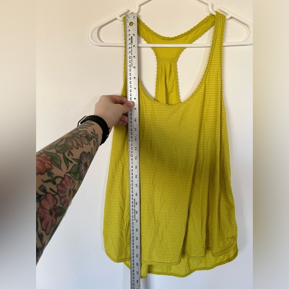 lululemon 105 F Singlet Yellow Tank Top - Picture 4 of 6